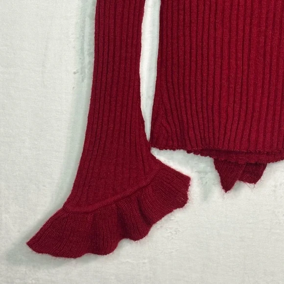 Arden B Vibrant Red Knit Top - Picture 4 of 6